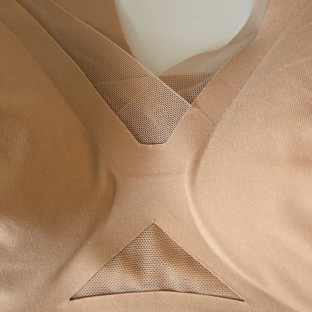 Honeylove Liftwear Crossover Bra Nude Sand Size 34D/34DD (E) - Picture 2 of 5